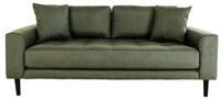 House Nordic 2,5-Sitzer in Olivgr&uuml;n, Stoff - 180x76x93cm (BxHxT)