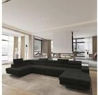 Masseno Ecksofa VELORA mit Schlaffunktion U-Form, Sofa mit Bettkasten