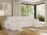 MKS M&Ouml;BEL Ecksofa KIRASSO U, Set, Bonellfedern, lose Kissen, Couch U-form,...