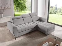 Beautysofa Ecksofa Aurora I 3-Sitzer mit Schlaffunktion in modernem Stil,...