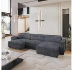 Masseno Ecksofa FENTO mit Schlaffunktion U-Form, Sofa mit Bettkasten