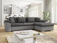 MIRJAN24 Ecksofa Diana, mit Schlaffunktion und zwei Bettkasten, mit Kissen-Set,