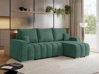MKS M&Ouml;BEL Ecksofa KIRASSO L, Set, Schlafcouch, Bonellfedern, lose Kissen,...