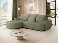Beautysofa Ecksofa mit Schlaffunktion Olivio, mit Wellenfedern, gepolstertes...