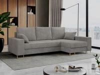 MKS M&Ouml;BEL Ecksofa DORIAN, Set, Bonellfedern, T30-Schaum, Golden Metallbeine, L-Form