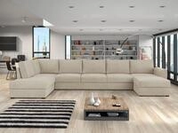 MIRJAN24 Wohnlandschaft Wilma Large Premium, mit zwei Bettkasten und...