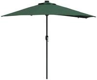 vidaXL Sonnenschirm Garten-Sonnenschirm Gr&uuml;n 294 x 150 x 223 cm Polyester und...