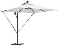 vidaXL Sonnenschirm Sonnenschirm Sand 249 x 249 x 250 cm Polyester und Aluminium