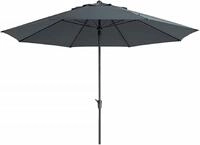 Madison Sonnenschirm Timor Luxe 400 cm / 4 m Kurbelschirm Marktschirm, LxB:...