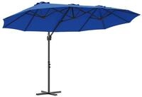 vidaXL Sonnenschirm Sonnenschirm Azurblau 372 x 198 x 243 cm