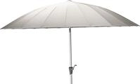 Sonnenschirm Sonnenschirm SEOUL taupe D 280 cm braun Ampelschirm Gartenschirm