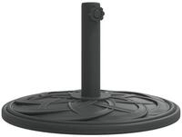 vidaXL Schirmhalter Sonnenschirmst&auml;nder f&uuml;r &Oslash;38/48 mm Mast 12 kg Rund, 1 tlg.