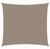 vidaXL Sonnensegel Sonnensegel Oxford-Gewebe Quadratisch 6x6 m Taupe, (1-tlg)