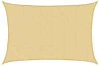 vidaXL Sonnensegel Sonnensegel Sandfarbe 5x4 m 100% Polyester Oxford, (1-tlg)