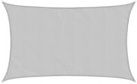 vidaXL Sonnensegel Sonnensegel Hellgrau 8x5 m 100% Polyester Oxford, (1-tlg)