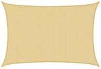 vidaXL Sonnensegel Sonnensegel Sandfarbe 4,5x3 m 100% Polyester Oxford, (1-tlg)