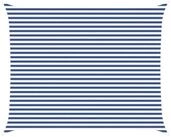 vidaXL Sonnensegel Sonnensegel Blau und Wei&szlig; 5 x 4 m 100 % Polyester Oxford,...