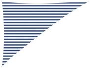 vidaXL Sonnensegel Sonnensegel Blau und Wei&szlig; 3 x 4 x 5 m 100 % Polyester...