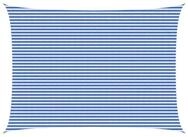 vidaXL Sonnensegel Sonnensegel Blau und Wei&szlig; 5 x 8 m HDPE, (1-tlg)
