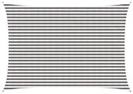 vidaXL Sonnensegel Sonnensegel Hellgrau und Wei&szlig; 3 x 6 m HDPE, (1-tlg)