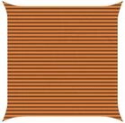 vidaXL Sonnensegel Sonnensegel Orange und Braun 4,5 x 4,5 m 100 % Polyester...