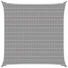 vidaXL Sonnensegel Sonnensegel Anthrazit und Wei&szlig; 7 x 7 m HDPE, (1-tlg)
