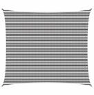 vidaXL Sonnensegel Sonnensegel Anthrazit und Wei&szlig; 6 x 8 m HDPE, (1-tlg)