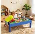 AIYAPLAY Spielzeug-Eisenbahn mit abnehmbarer Tischplatte, (Spieltisch aus Holz,