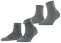 Esprit Kurzsocken Heart Pattern 2-Pack Kurzsocken (2-Paar)