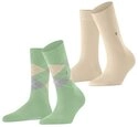 Burlington Socken Everyday Mix 2-Pack Socken (2-Paar) aus weicher gek&auml;mmter