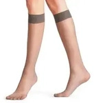 FALKE Feinkniestr&uuml;mpfe Seidenglatt Kniestr&uuml;mpfe transparent & gl&auml;nzend (1-Paar)