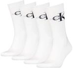 Calvin Klein Jeans Socken CKJ MEN SOCK 4P MONOGRAM ECOM (4 Paar) mit Logo am...