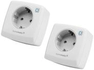 Homematic IP Steckdose HOMEMATIC IP 157337A0, Schalt-Messsteckdose, 2 St&uuml;ck