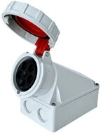 Bals Steckdose Wandsteckdose Aufputz Steckdose 63A/5P 400V IP67 Bals, 1-St.