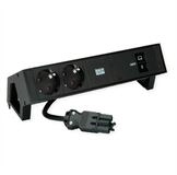 Bachmann DESK2 2x CEE7/3, USB-C Steckdosenleiste (Kabell&auml;nge 0.2 m),...