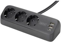 Digitus DA-70625 Tischsteckdose Schwarz Schutzkontakt 1 St. Steckdosenleiste,
