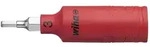 Wiha Steckschl&uuml;ssel, Schraubendrehereinsatz 1/4" Innensechskant VDE 5 x 65 mm