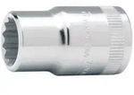 BAHCO Stecknuss, Steckschl&uuml;ssel-Einsatz 1/2" 12-kant 27 mm | 44 mm