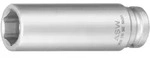 ASW Stecknuss, Kraft-Steckschl&uuml;ssel-Einsatz 1/4" Federmagnet Lang 8 mm