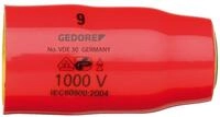 Gedore Steckschl&uuml;ssel VDE 30 22 VDE-Steckschl&uuml;sseleinsatz 3/8" 6-kant 22 mm