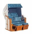 SonnenPartner Strandkorb Sonnenpartner Rustikal 255 Plus 2-Sitzer Strandkorb
