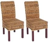 MCW Esszimmerstuhl Loiret-2 (Set, 2 St), 2er-Set, Bananengeflecht, wahlweise...