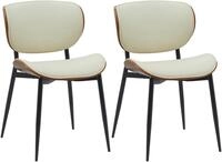 CLP Besucherstuhl Enid (2er Set, 2 St), Stoff- oder Kunstlederbezug, gepolstert