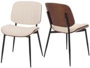 MCW Esszimmerstuhl MCW-O44 (Set, 2 St), Mit h&ouml;henverstellbaren...