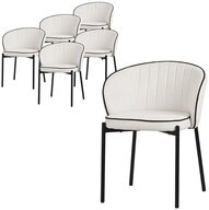 ML-DESIGN Polsterstuhl Esszimmerst&uuml;hle mit Armlehne & R&uuml;ckenlehne Ergonomische