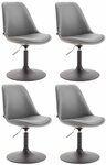 CLP Esszimmerstuhl Meverick Kunstleder (4er Set, 4 St), dreh-& verstellbar