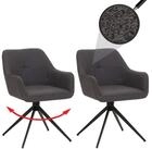 MCW Esszimmerstuhl MCW-O47 (Set, 2 St), Hohe Stoffqualit&auml;t 270 g/m, Abgerundete