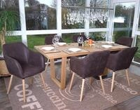 MCW Esszimmerstuhl Vaasa T381-6 (Set, 6 St), 6er-Set, Kunststoffuntersatz unter...