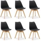 Homestyle4u K&uuml;chenstuhl K&uuml;chenstuhl Esstisch K&uuml;che Esszimmer Wei&szlig; Grau...