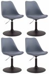 CLP Esszimmerstuhl Meverick Kunststoff (4er Set, 4 St), dreh-&verstellbar